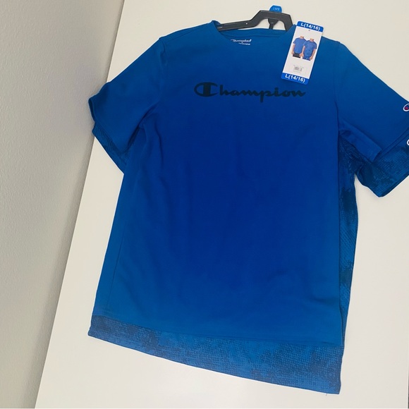 Champion Youth Boys 2-pack Active T-Shirt, L-14/16 , Navy/Royal, NWT. - Picture 2 of 6